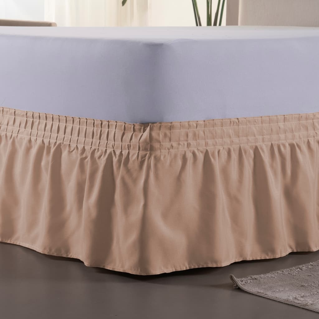 Saia Box Casal Queen King | Capa para Cama Box Elástica Premium Lavável Ajuste Perfeito