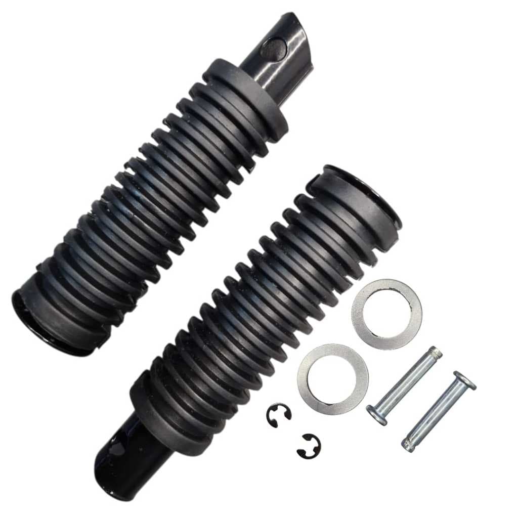 Par Pedaleira Traseira Completa Cg 125 150 Today titan Fan Start Pop 100 110 Biz 100 Biz 125