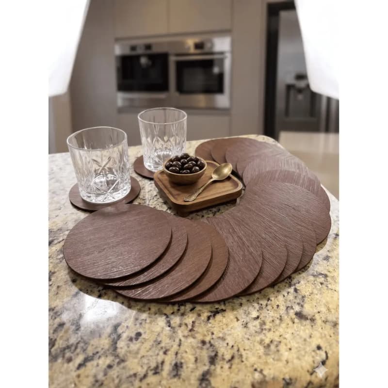 Kit 12  Porta Copo Mdf Descanso de Copo 10cm