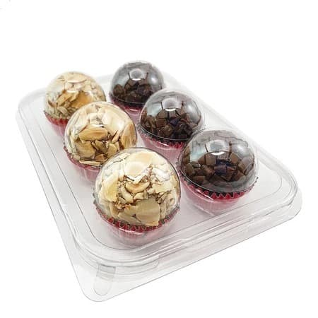 5  Embalagens FlipBall Blister 6 Cavidades - Brigadeiros e Docinhos