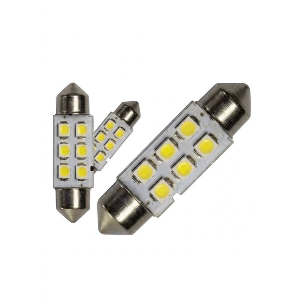 kit 3 Lâmpada LED Torpedo 39mm Branca Universal Luz Interna Teto Porta Malas Saveiro Gol Uno Palio HB20 Corolla Corsa