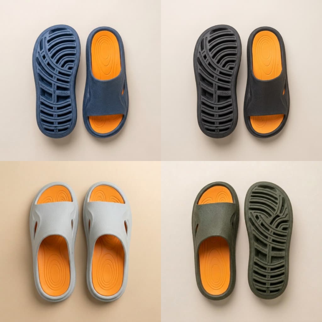 Chinelo Slide Masculino Anatômico Antiderrapante Macio Conforto Piscina Academia Praia