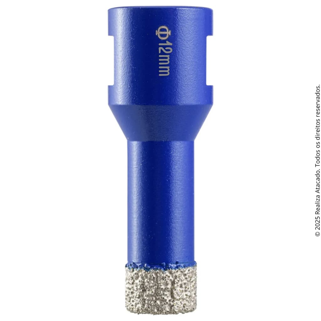Broca Serra Copo Diamantada 12mm Para Porcelanato Granito Mármore Cerâmica e Vidro Qualidade