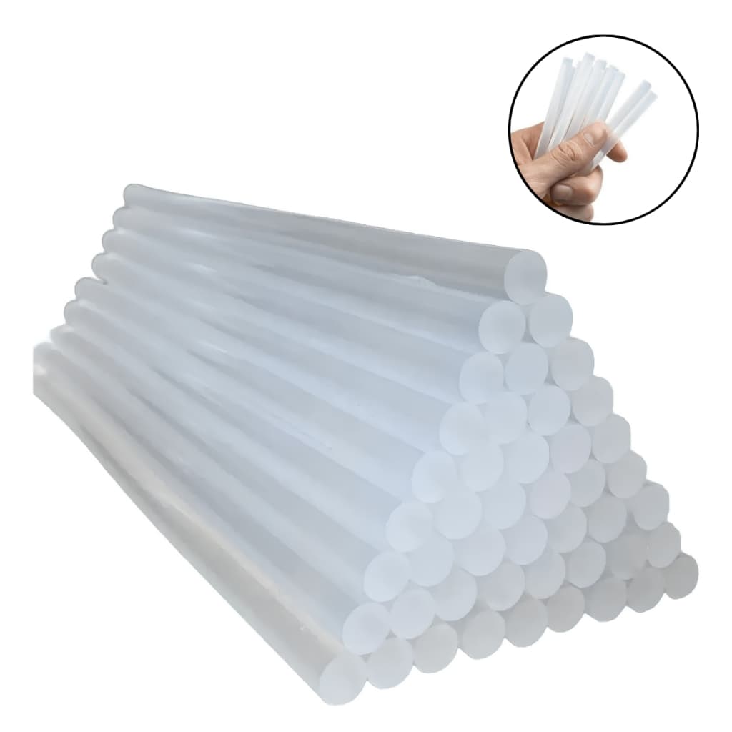 Bastão Cola Quente Grosso 11mm Refil Cola Quente Kit 5 Unidades