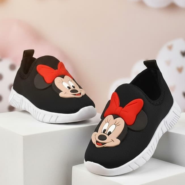 Tênis Infantil Menina Minnie  RAPOSA com Ajuste Fácil e Sola Antiderrapante