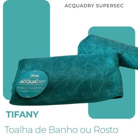 Toalha Acquadry seca 6x mais que as Toalhas normais Disponível Banho e Rosto