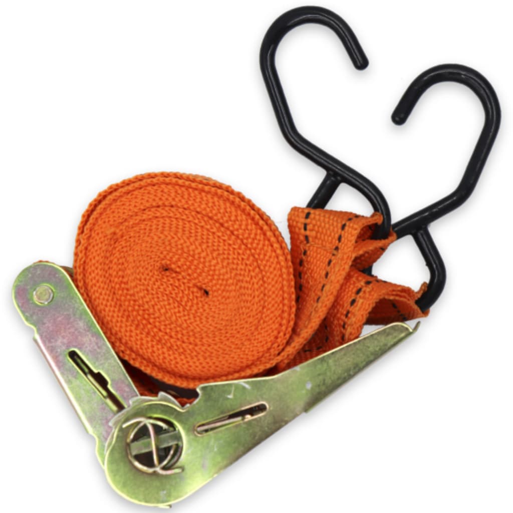 Cinta com Catraca 4,5m x 25mm 60kg Gadan para Amarração de Cargas com Ganchos