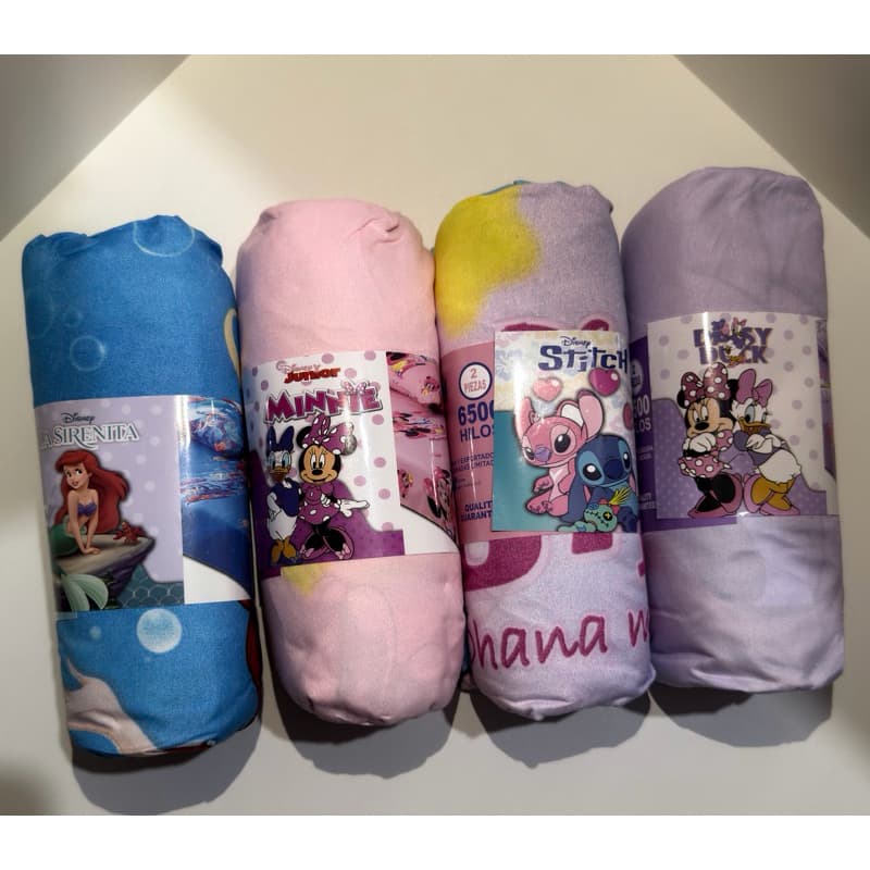 Jogo de Cama Infantil Disney (Menina) – 100% Algodão | Cama Solteiro