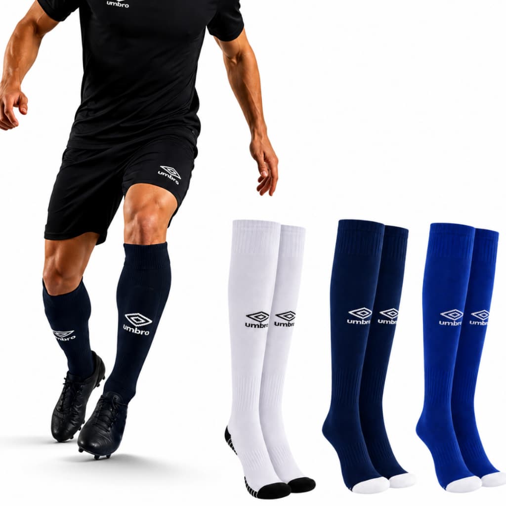 Meião De Futebol Juvenil Adulto Umbro Team Original C/Nf