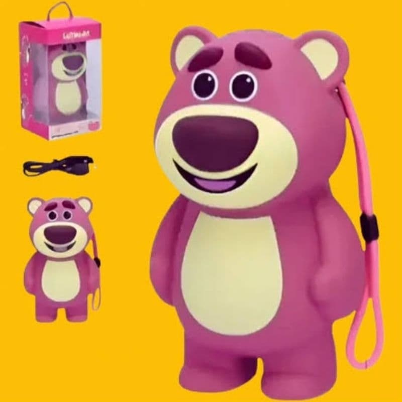Caixinha De Som Bluetooth Urso Lots0-a1 8w Wirelles Speack