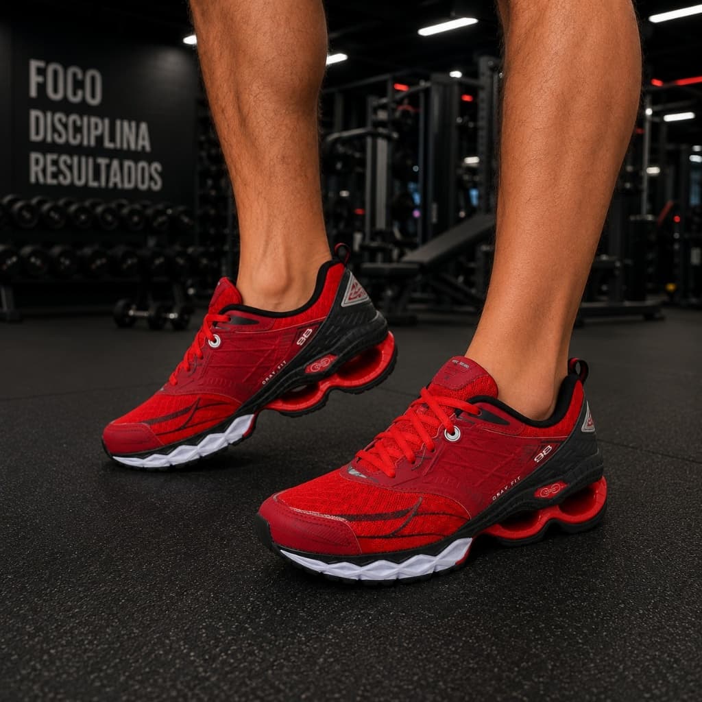 Kit 2 Pares Tênis Unissex Esportivo Academia Amortecimento