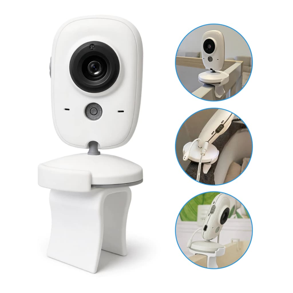 Suporte de Babá Eletrônica Para Berço Universal Ajustável Flexível Monitor Bebê Vb603 Resistente
