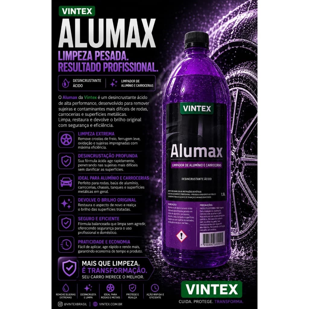 Alumax desincrustante ácido Vintex