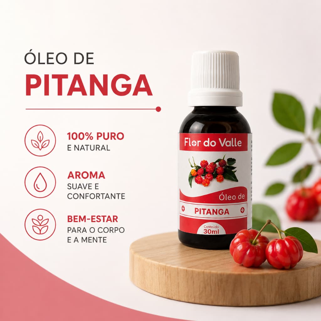 Óleo de Pitanga - Flor do Valle 30ml