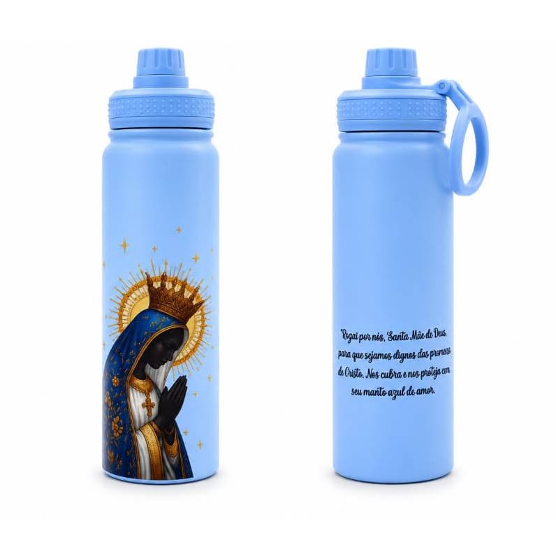 Garrafa Térmica Premium 800ml Nossa Senhora Aparecida – Personalizada