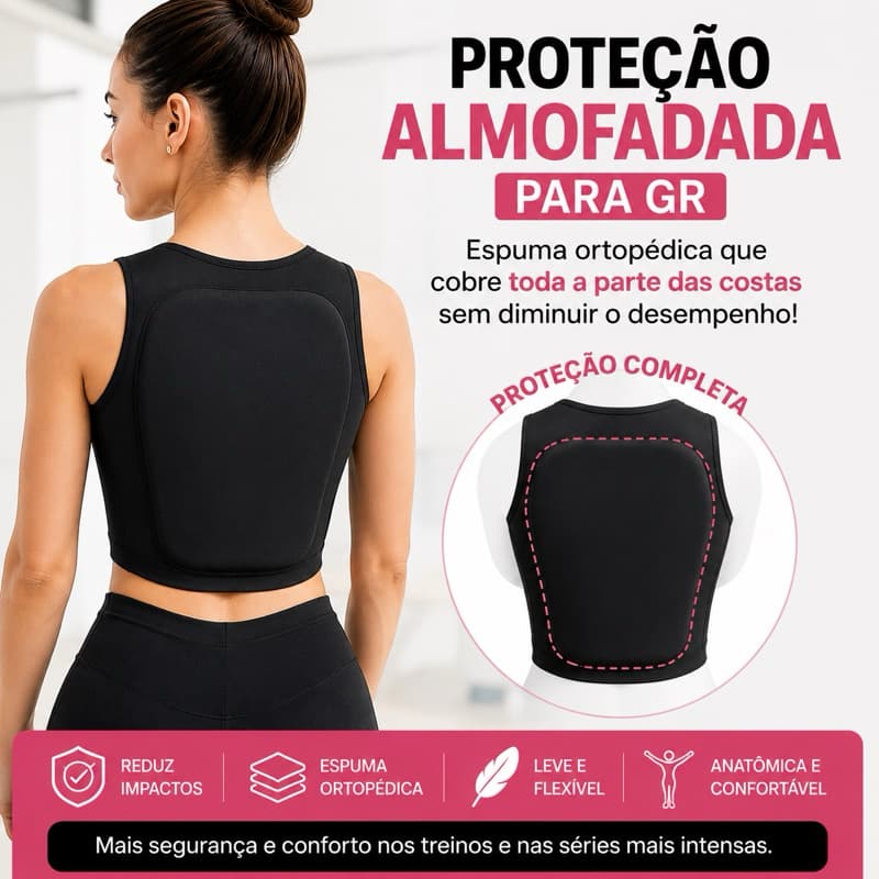 Proteção pra GR - infantil - anti impacto para as costas - almofada GR INFANTIL