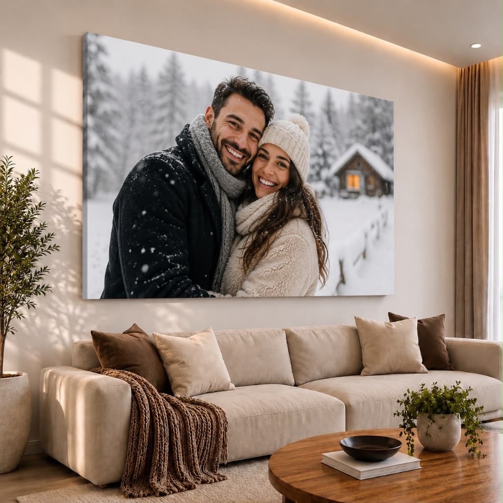 Quadro Decorativo Grande Personalizado Com Sua Foto Qualquer imagem Familia Logo pet Sala Quarto