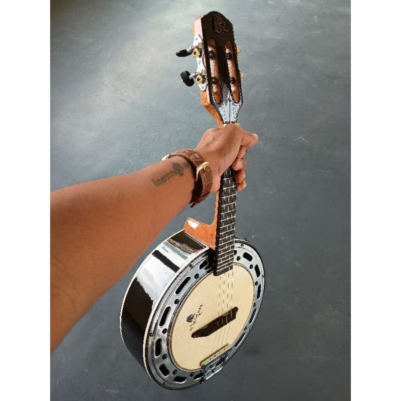 Banjo Luthier Color Preto elétrico