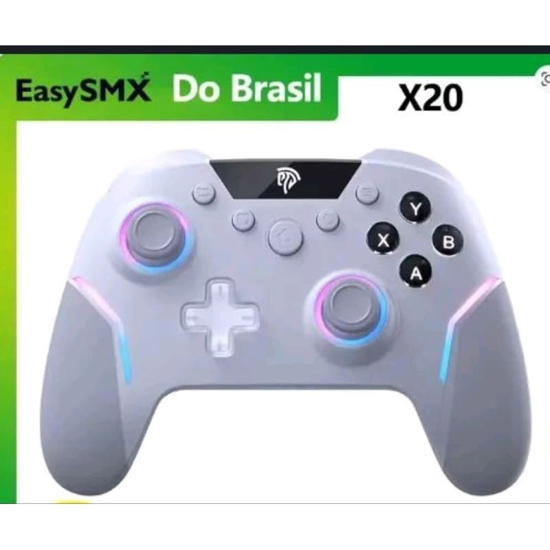 Controle mecânico sem fio EasySMX X20 compatível com PC/Switch/Celular/TV/Steam, gatilhos