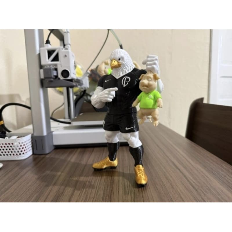 Boneco Gavião Mascote Corinthians