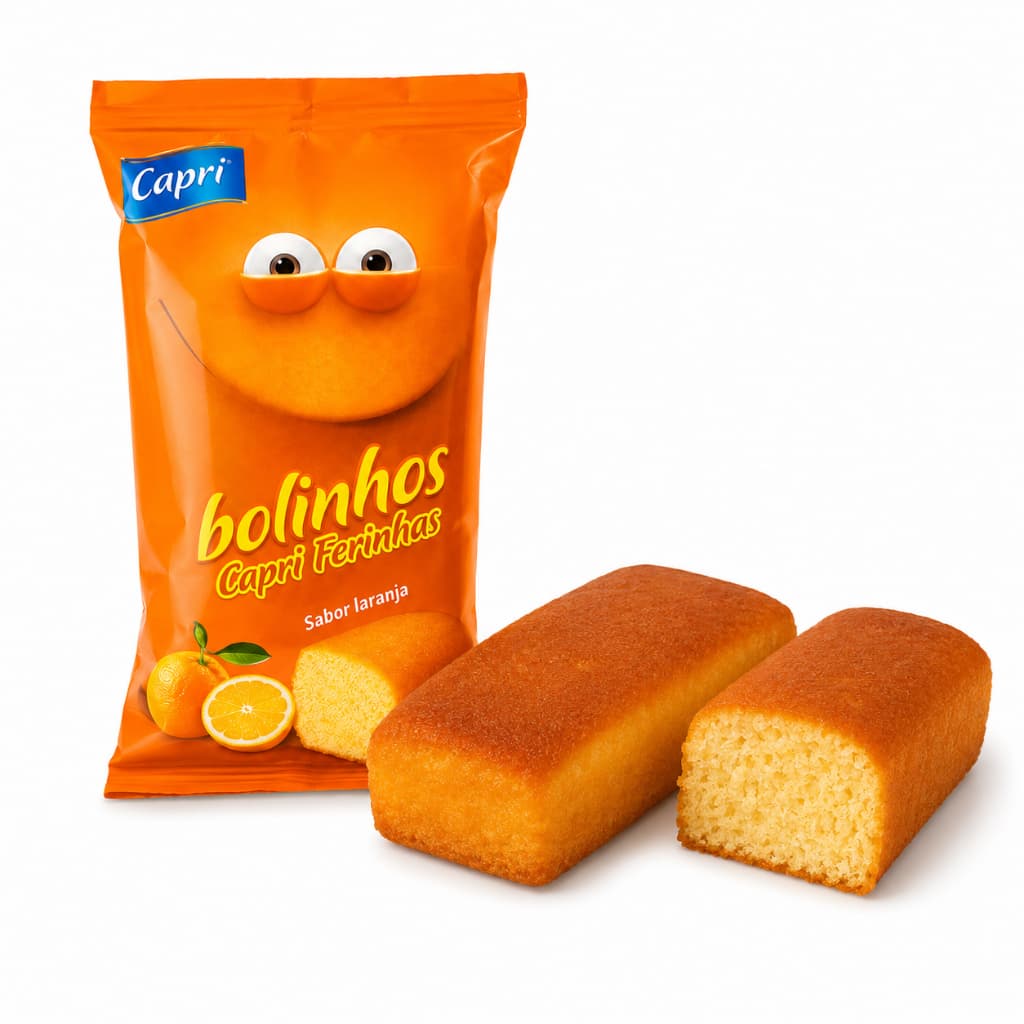 40UND Bolinho Sabor Laranja 35g cada bolinho