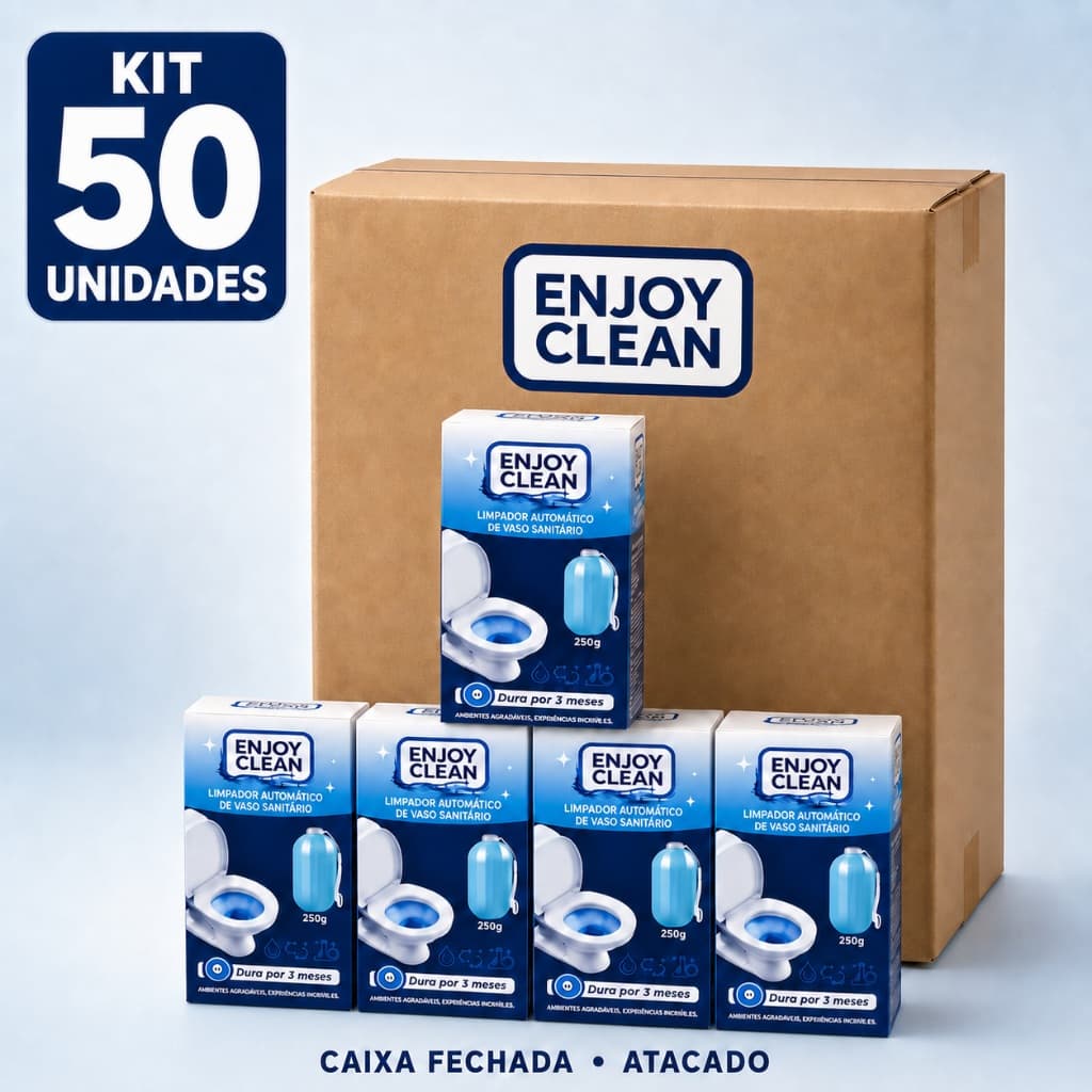 🚽 Limpador Automático para Vaso Sanitário Caixa Acoplada |*ATACADO| Enjoy Clean EC-001-AT50