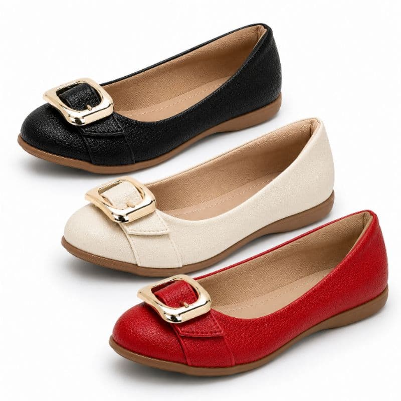 Kit 3 Sapatilhas Femininas Confortáveis | Cores Variadas | Macias | Casual | Dia a Dia