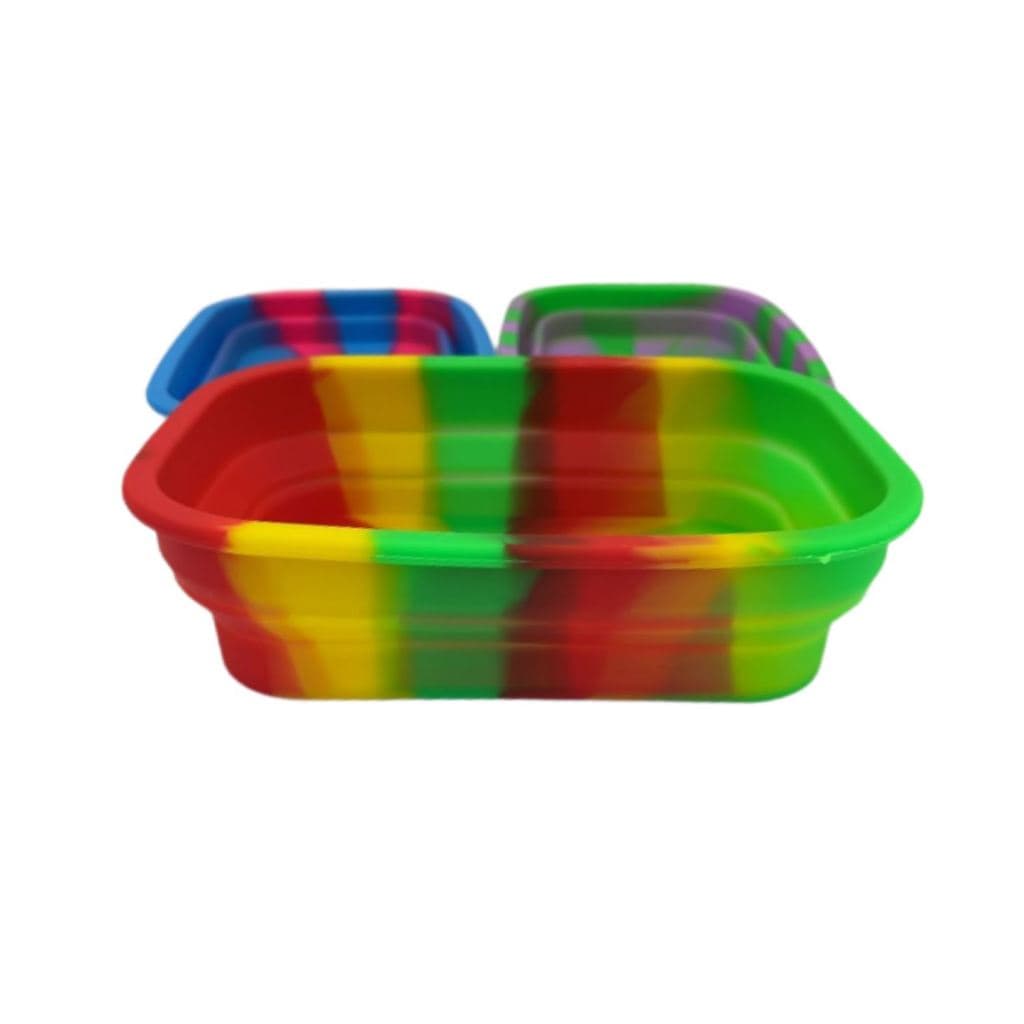 Bandeja de Silicone Dobrável Antiaderente Multiuso Flexível para Airfryer, Forno, Microondas, Extração, não gruda óleo