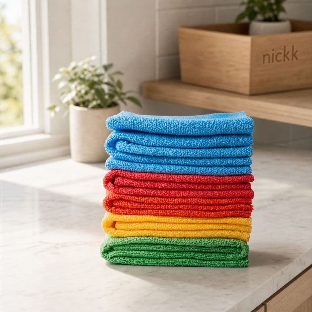 Kit Pano Microfibra Flanela Multiuso Limpeza em Rolo Alta Super Absorção Toalhas 25x25cm Limpeza Geral