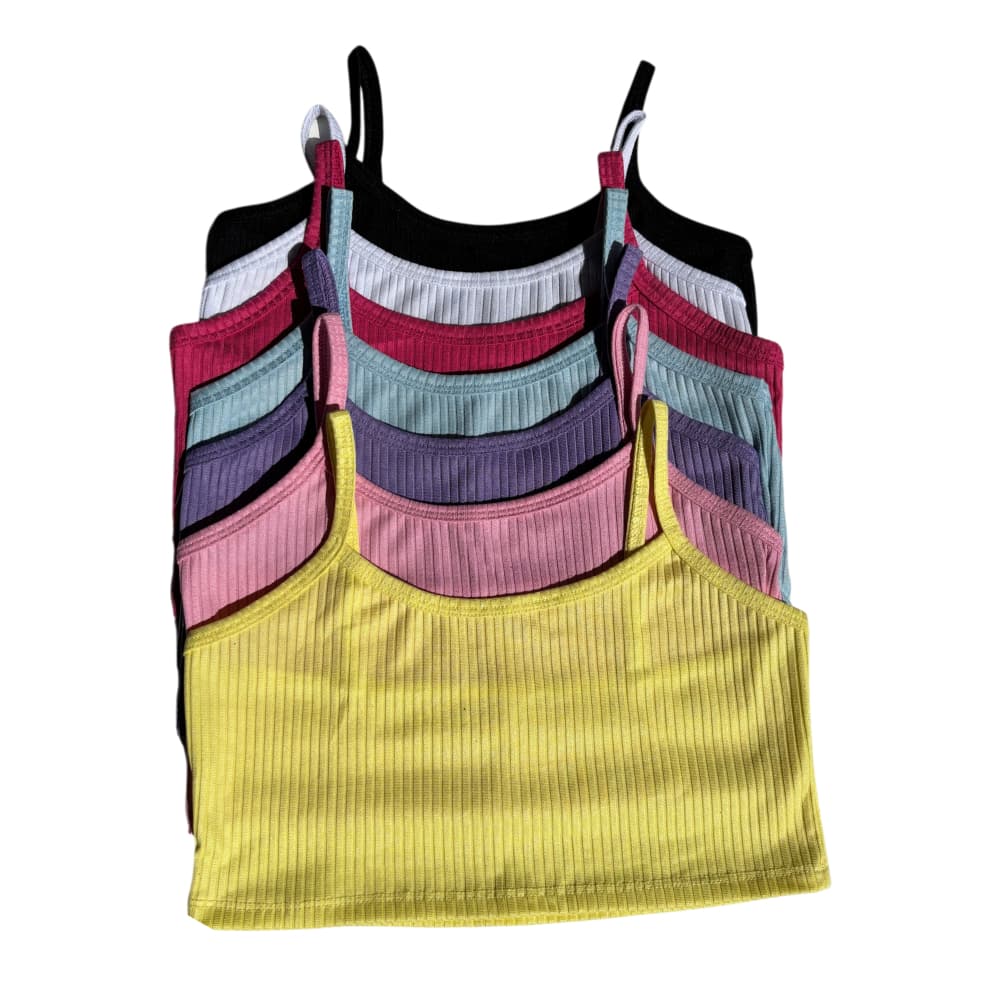 Kit 3 top sutiã infantil para meninas juvenil cores variadas 8 ao 14