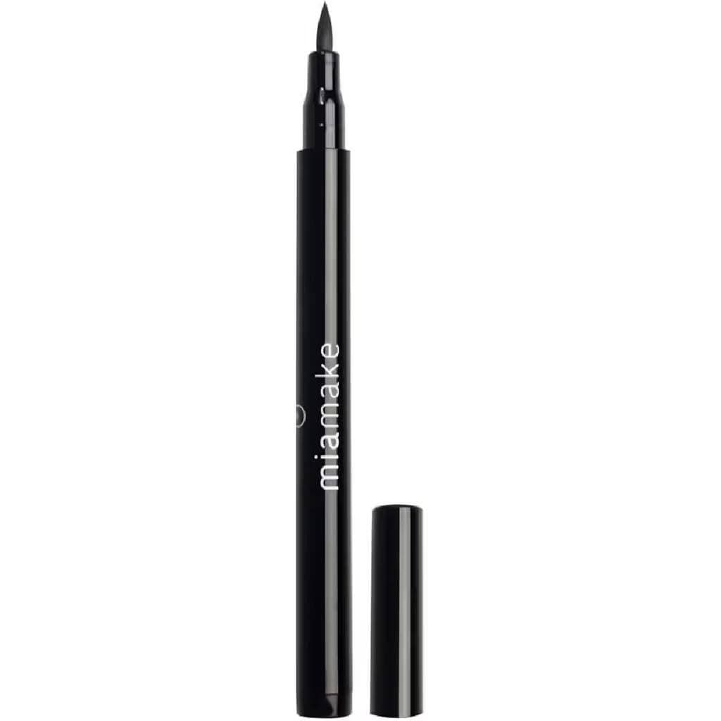 Mia Make Caneta Delineadora Preta Gatinho 1,7ml Ponta Fina Precisão Alta Pigmentação Rápida Secagem