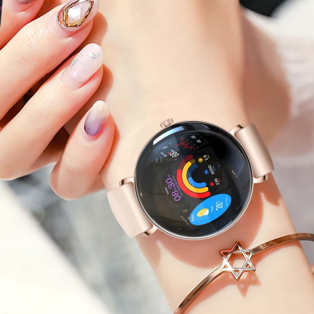 smartwatch relogio KM85 IP68 à Prova d'Água Chamada Bluetooth Relógio Inteligente Elegante Assistente de IA GPS