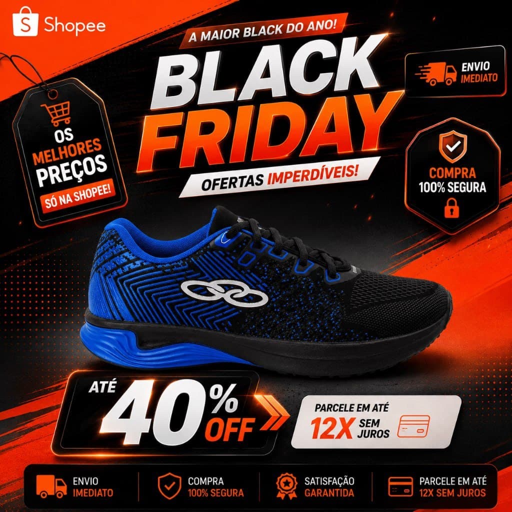 Tênis Masculino Treino Academia Corrida Caminhada Confortável Leve Resistente Casual Envio Imediato!