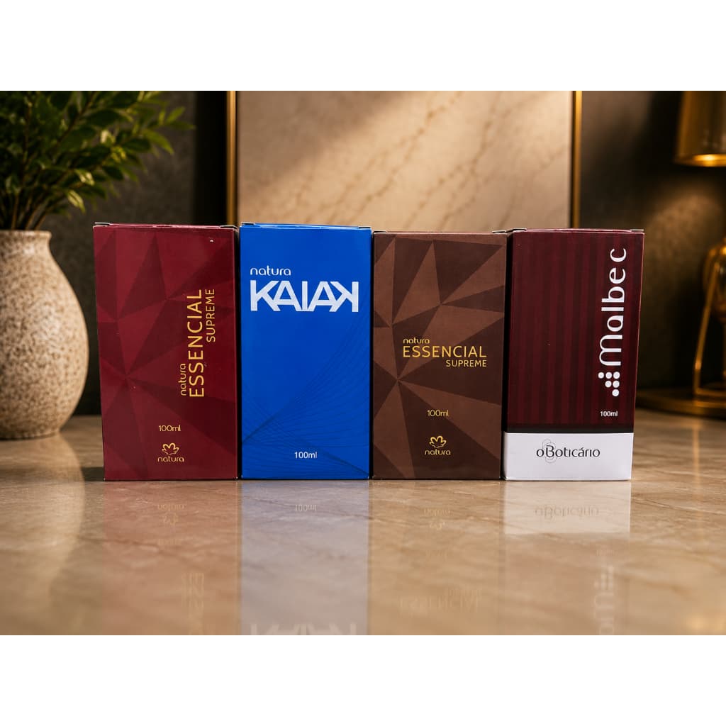 Kit 04 perfumes masculino e feminino 100Ml - Fragrância Intensa