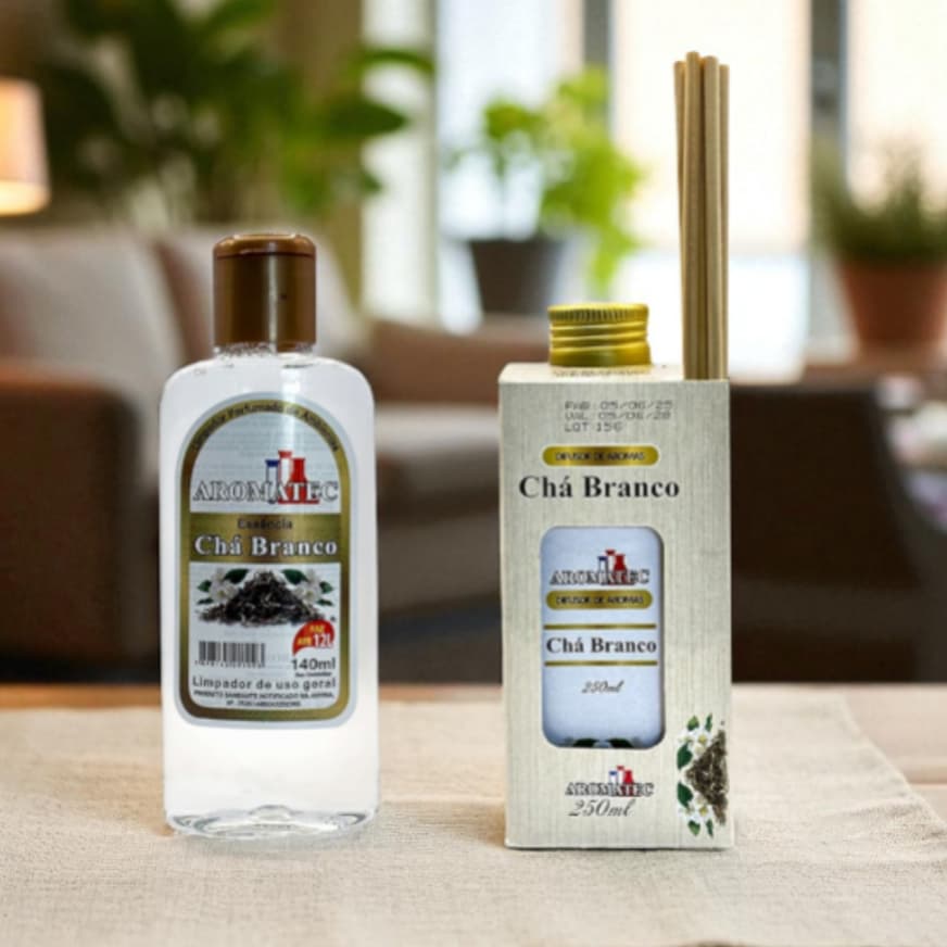 Kit Home Aromas Difusor De Varetas + Essência Limpadora Perfumada Para Casa Aromatec Oferta