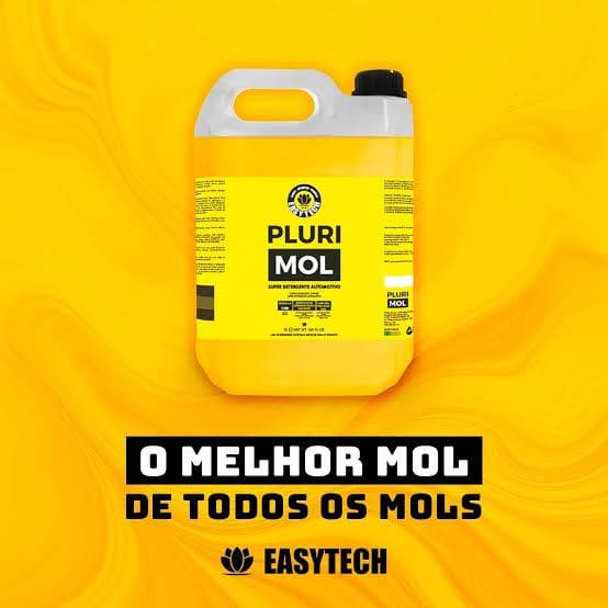 Pluri Mol Super Detergente Automotivo 4em1 5l acido alcalino desincrustante desengraxante descontaminante ferroso 1/100