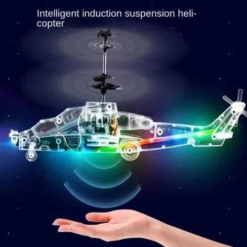 Helicóptero Com Sensor De Indução e Controle Remoto