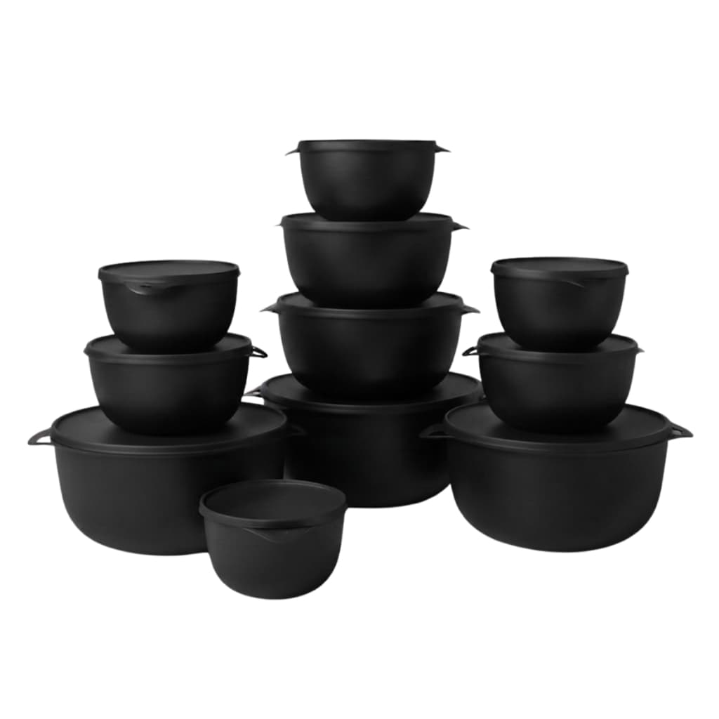 Jogo 10 Potes Tapoe Plástico Para Cozinha Boll Para Alimento