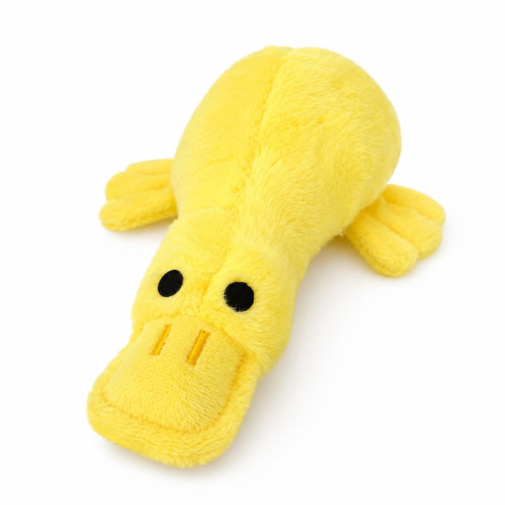 Brinquedo Pato Mordedor Pelúcia para Cachorro - Mordedor Pet - QUACKO - Flufflie