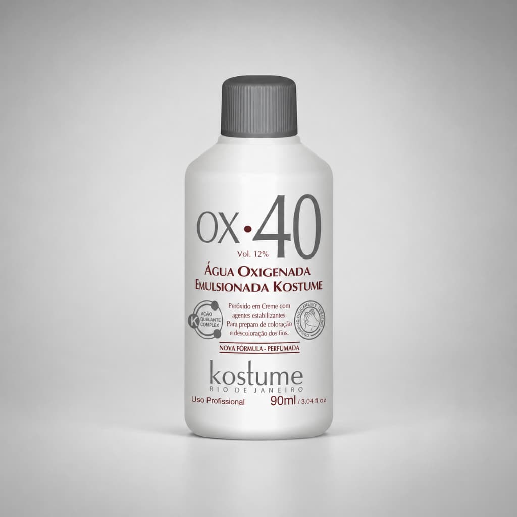 Água Oxigenada Emulsionada Kostume OX 40vol - 90ml