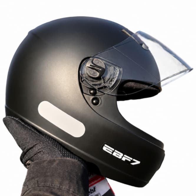 CAPACETE ENTRADA MOTOBOY EBF 7 NEW PRETO FOSCO CERTIFICADO FEMININO MASCULINO QUALIDADE TOP + CHAVEIRO