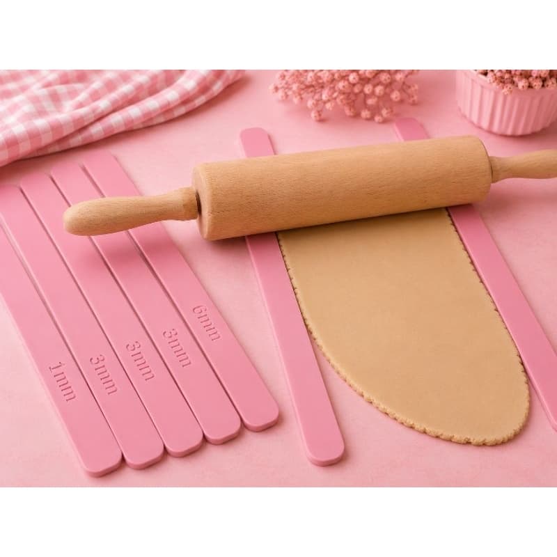 Kit Nivelador para Massa de Biscoitos, Pasta Americana e Biscuit