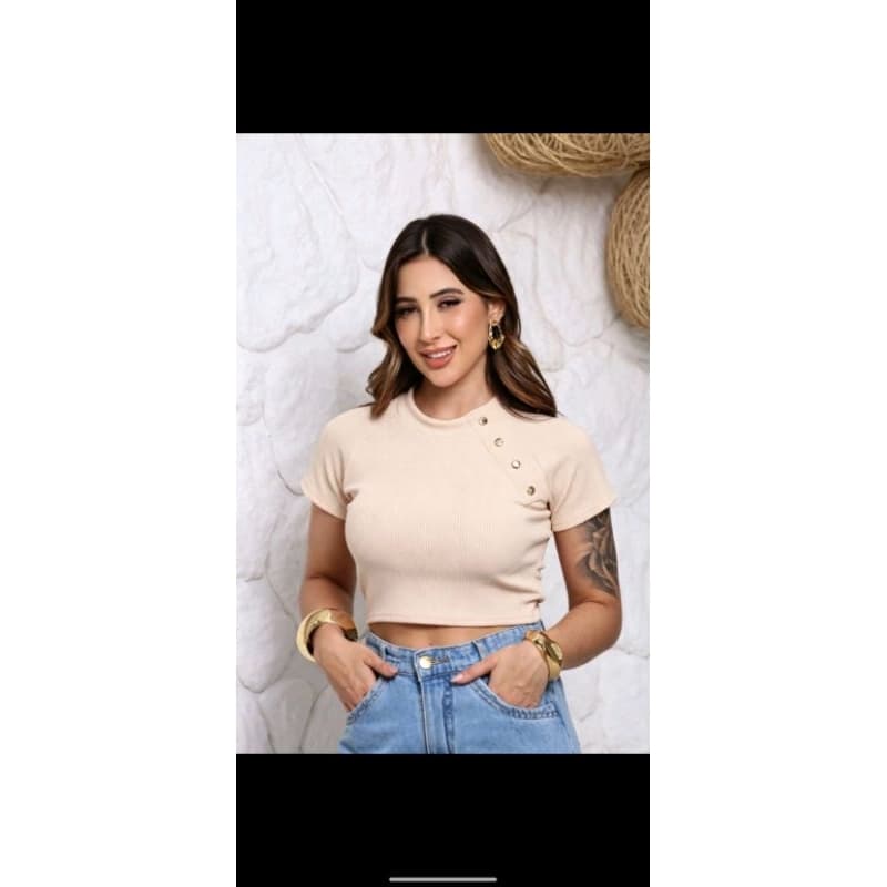 Cerrpde  com Botões Laterais Estilo Moderno para Mulheres Design Elegante e Confortável