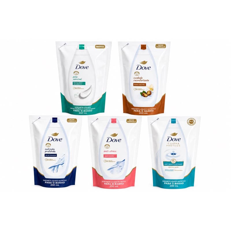 Sabonete Líquido Dove Refil 200ml para Banho
