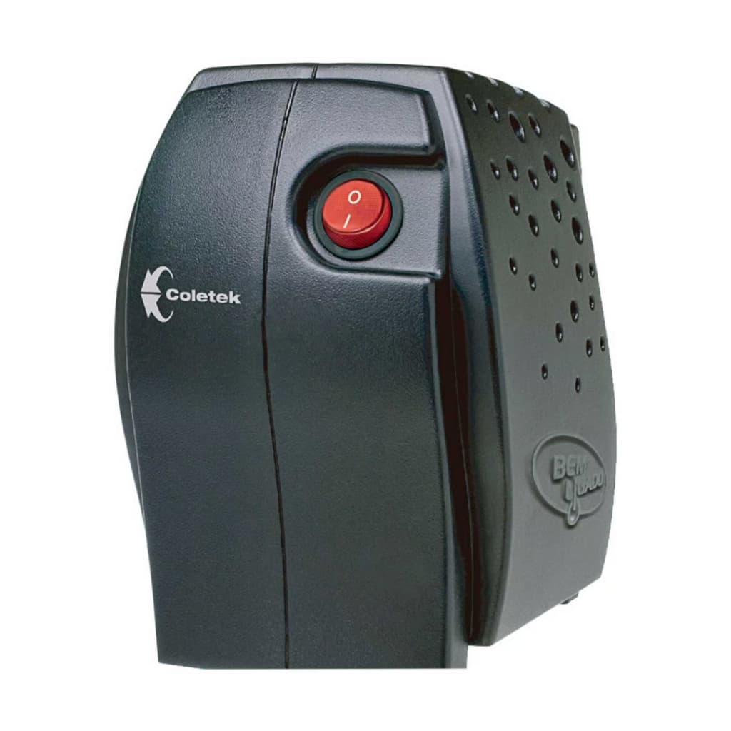 Estabilizador Coletek Es-300va Monovolt Saída 115v Cor Preto