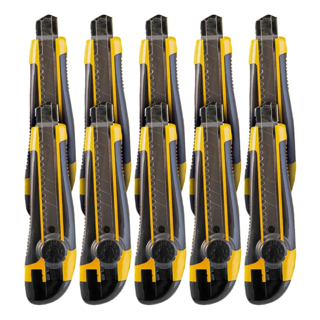Kit 10 Estilete 18mm Es218 Vonder Profissional Emborrachado