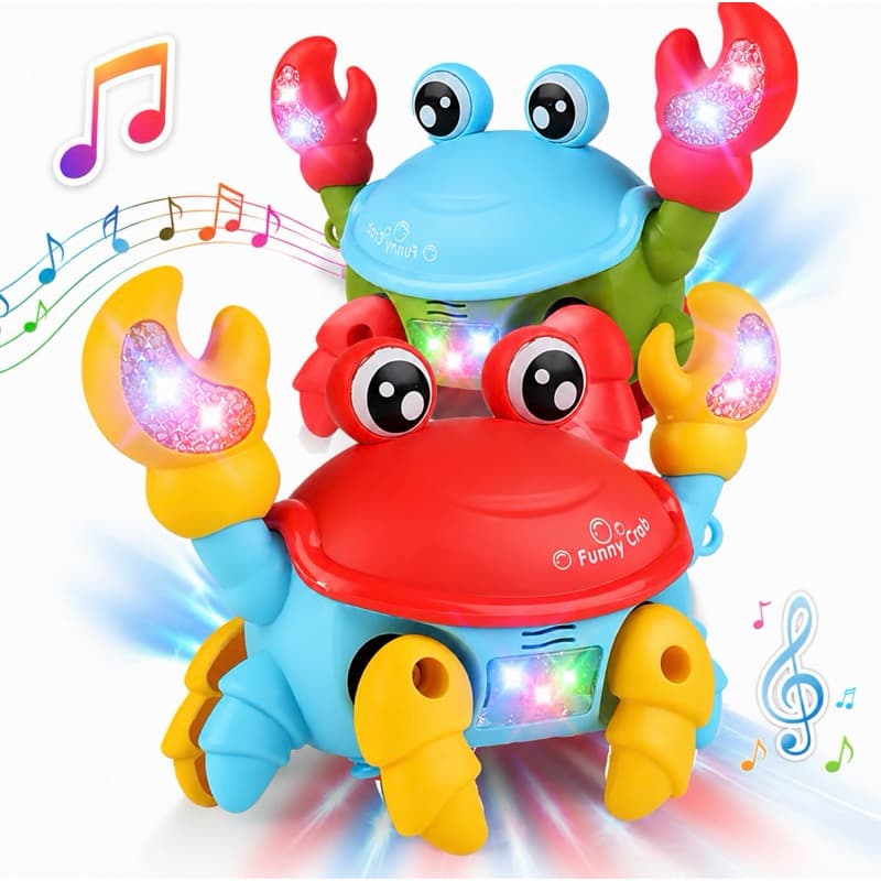 Caranguejo fujão Musical Som Luz E Movimento