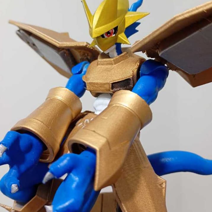 digimon - magnamon - impressão 3d - orçamento de outros personagens no chat