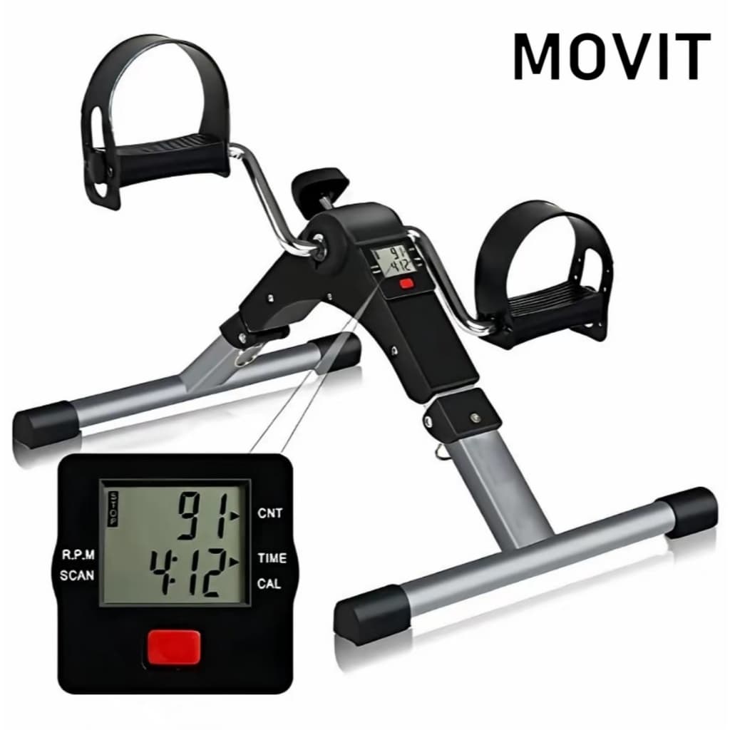 Mini Bike Ergometrica Cicloergometro Pedalinho Monitor Lcd