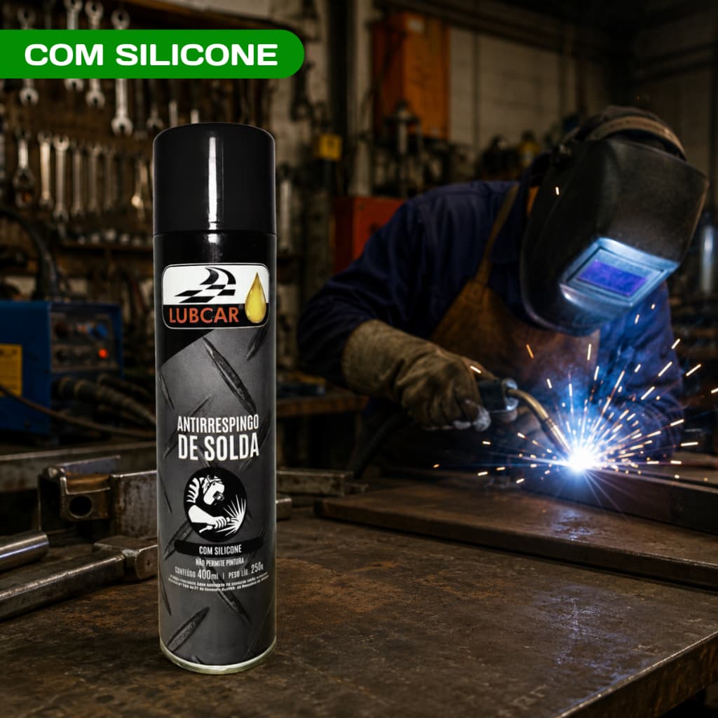 Antirrespingo de Solda com Silicone Spray 400ml – Anticorrosivo Profissional Proteção Soldagem